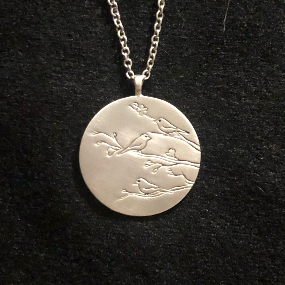 Me & Ro sterling silver pendant necklace